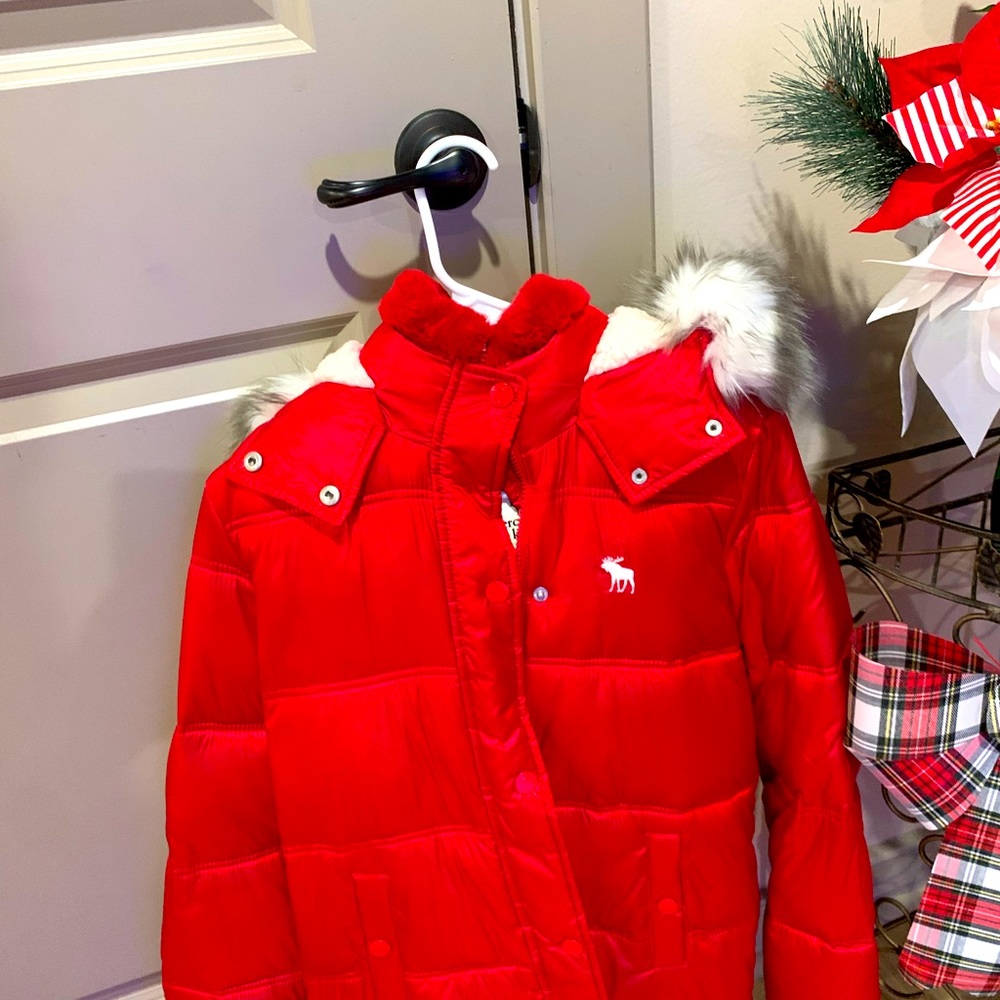 Abercrombie kids red jacket